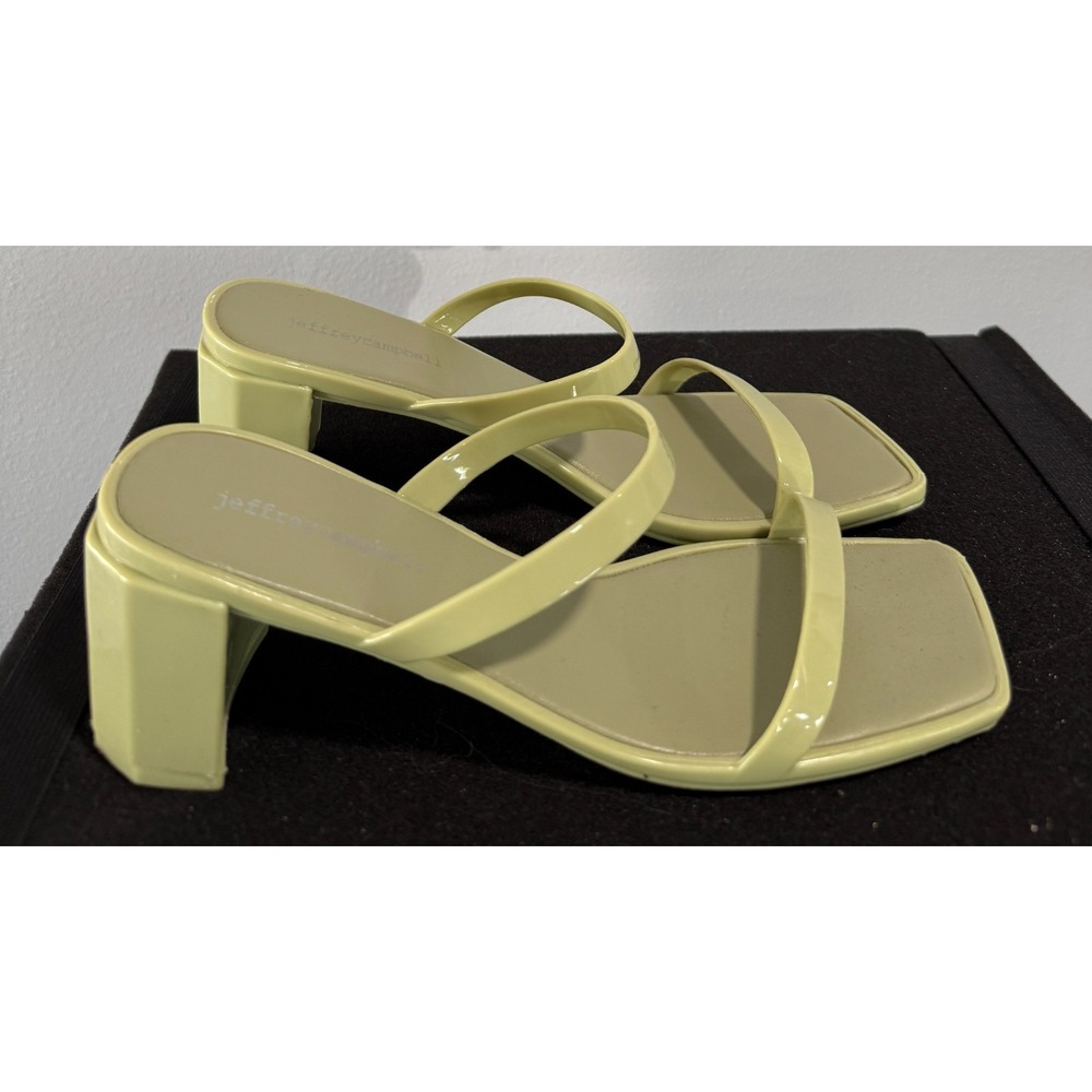 Jeffrey Campbell Jamm-3 Jelly Slide Sandal in Dusty Mint Womens size 8
